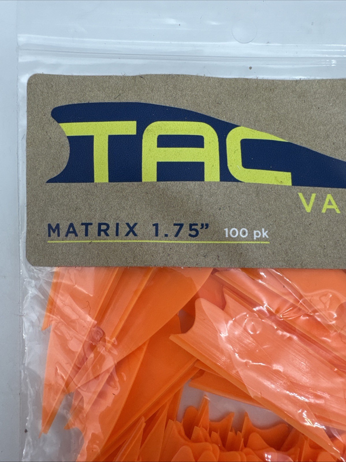 TAC Vanes Matrix 1.75" 100pk Orange