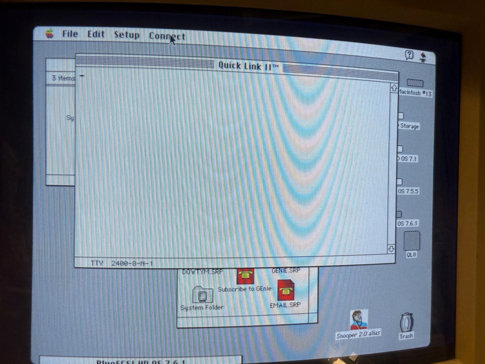 Vintage Macintosh software : QUICK LINK II / COMMUNICATE LITE 3-1/2 disks