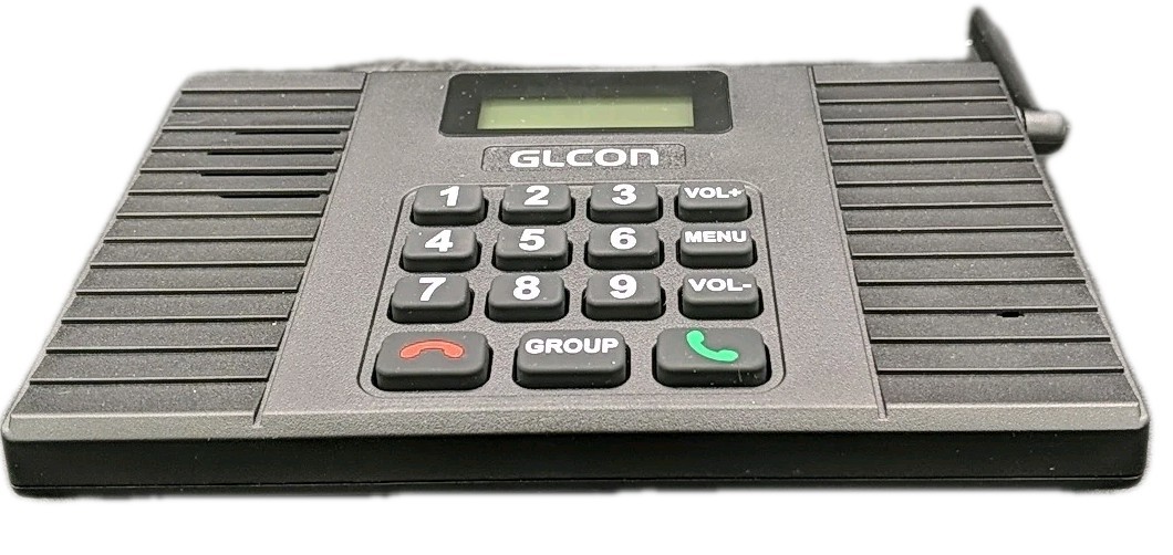 GLCON ZNNF60 Full-Duplex Wireless Intercom 9 Channels A/B Black Long-Range