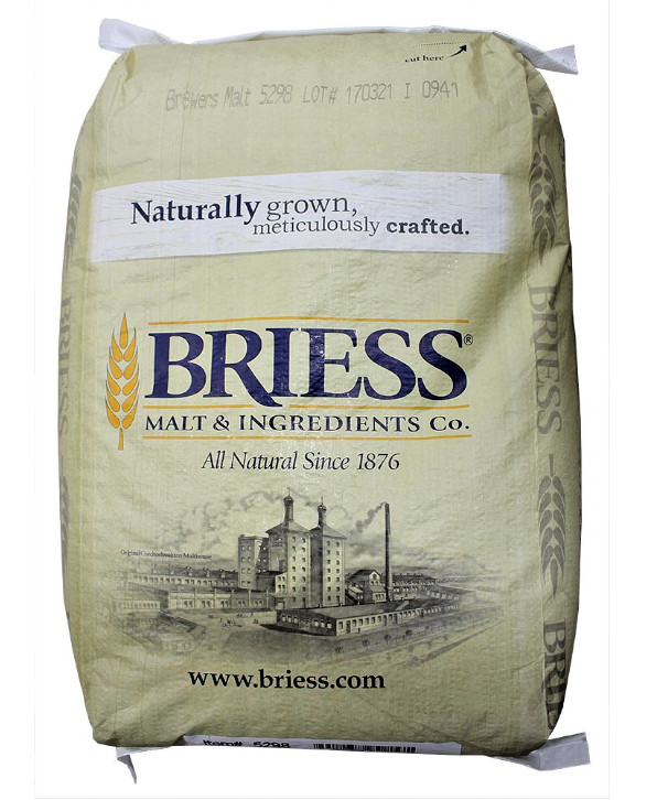 50 lb bag American 2-Row Brewers Malt - Briess Malting- Homebrew Beer Base 1.8 L