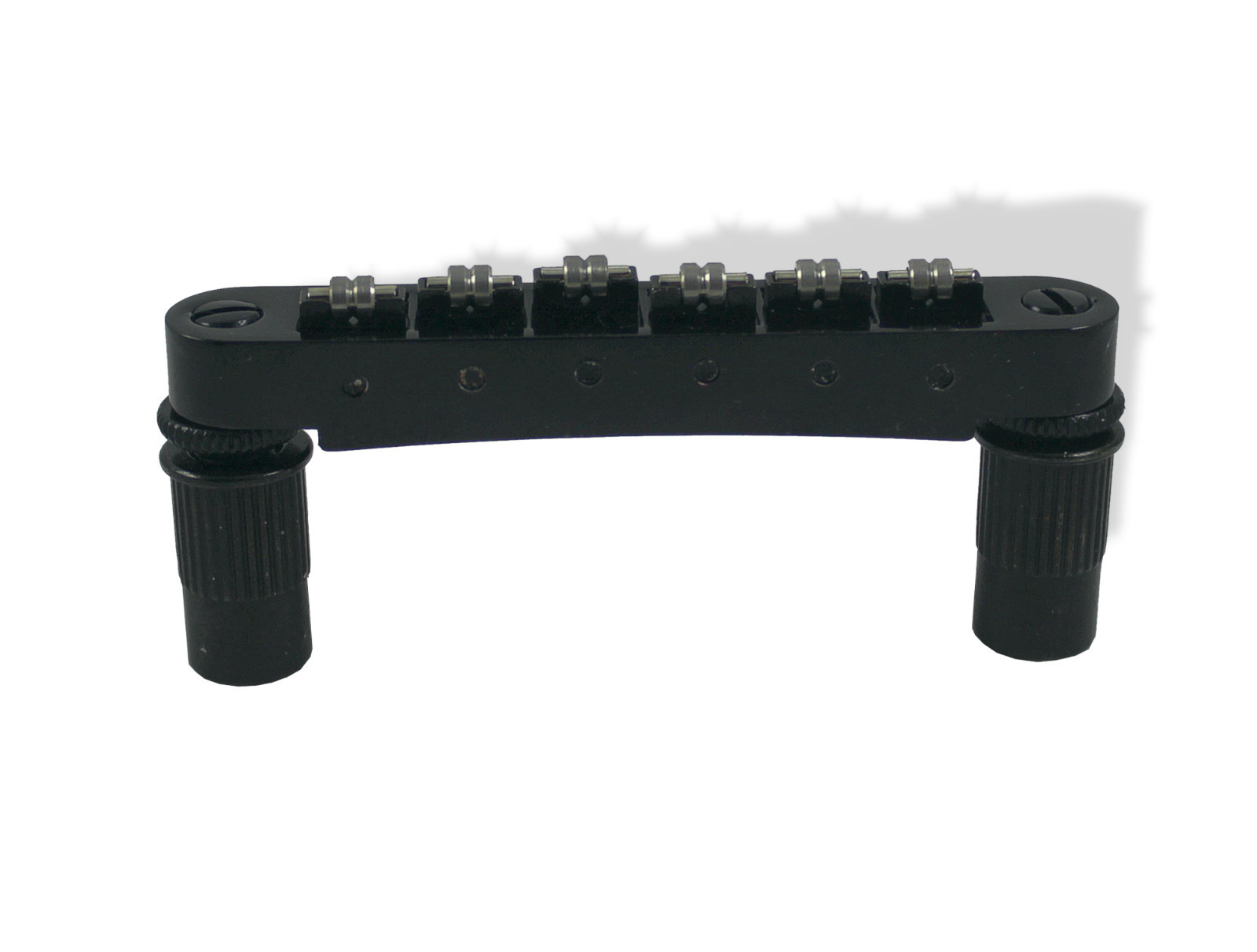 Guitar Bridge Roller Post Style 6 String Black 52mm spread Bitterroot 080636BK
