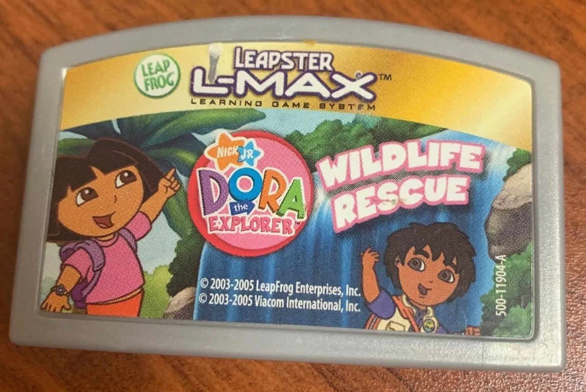 Leapster L-Max Dora The Explorer Wildlife Rescue Cartridge Only Fast Free Ship!!