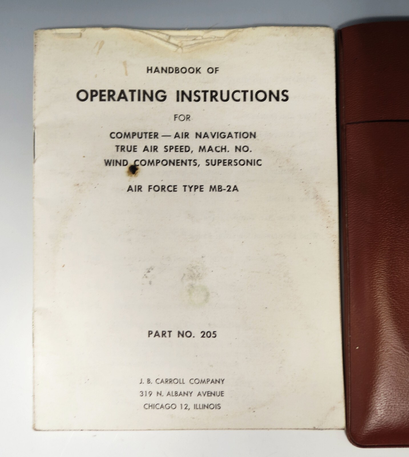 Vintage Air Force MB-2A Navigation Set