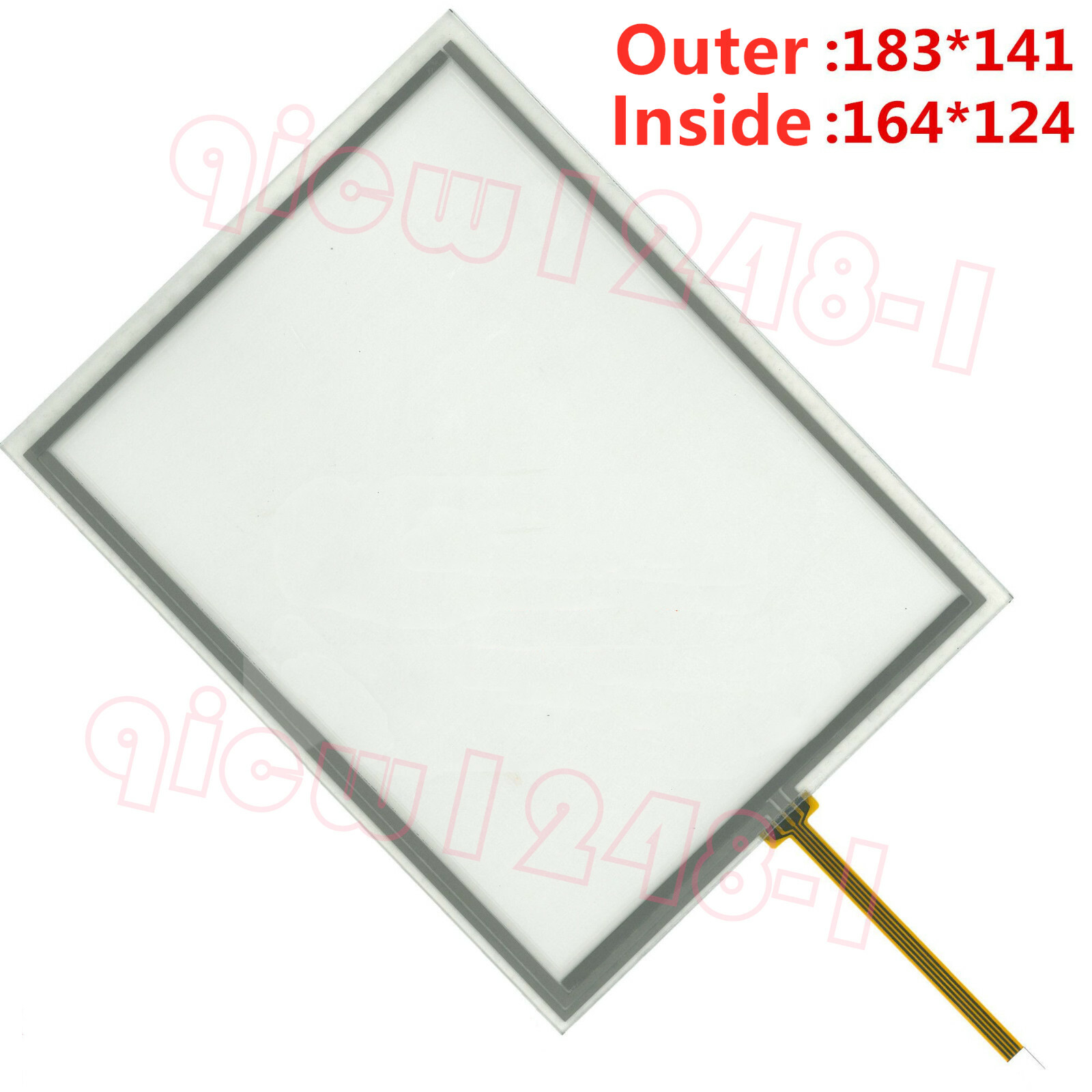 8" 8 inch 4wire 4：3 Standard Universal Touch screen Panel Digitizer 0449