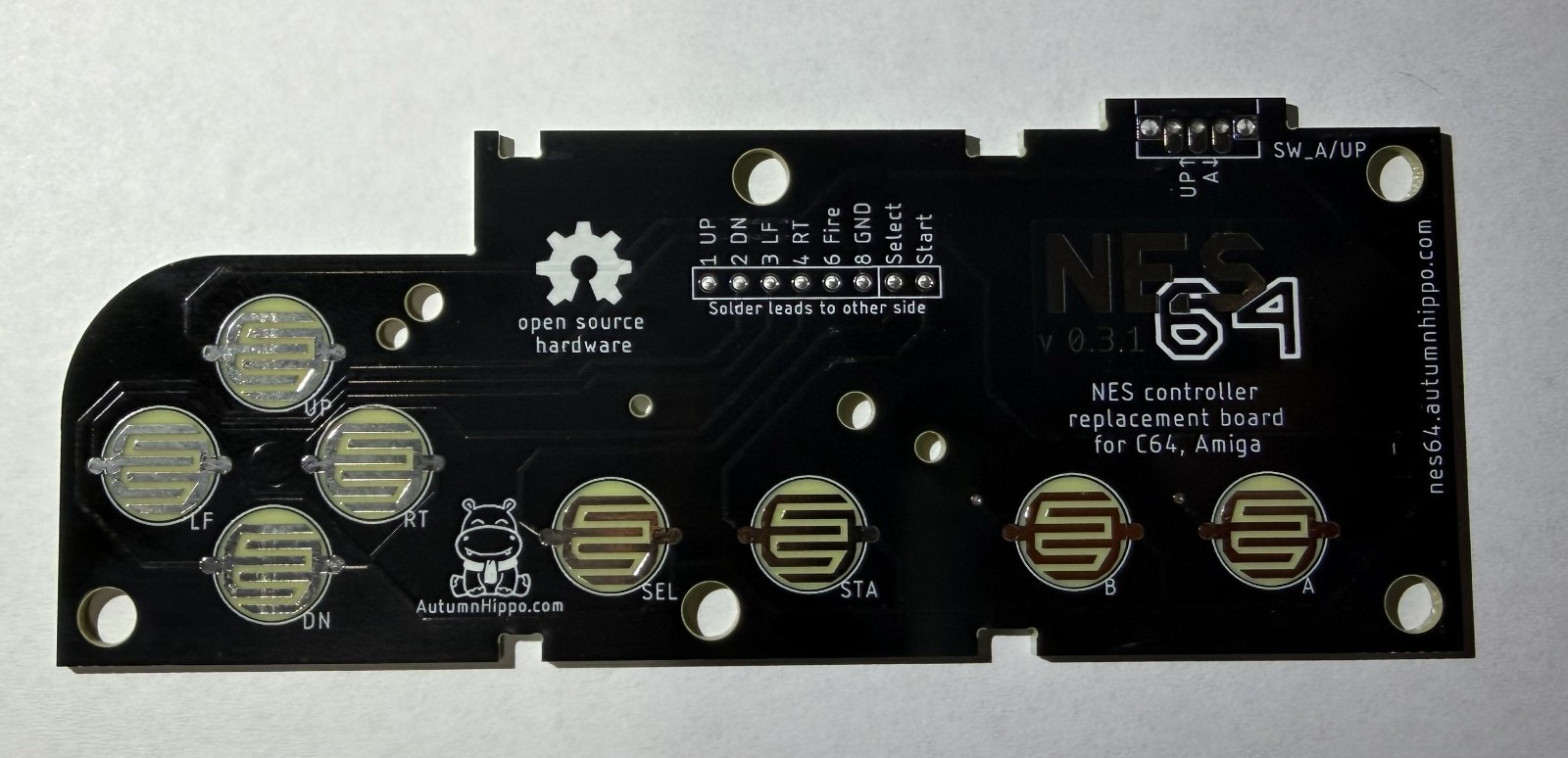 LOOK! NES64 NES Controller PCB For Commodore 64 Atari 2600 (PCB ONLY) NR!
