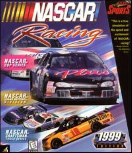 NASCAR Racing 1999 Edition PC CD drive pro stock car truck tracks race game! 99