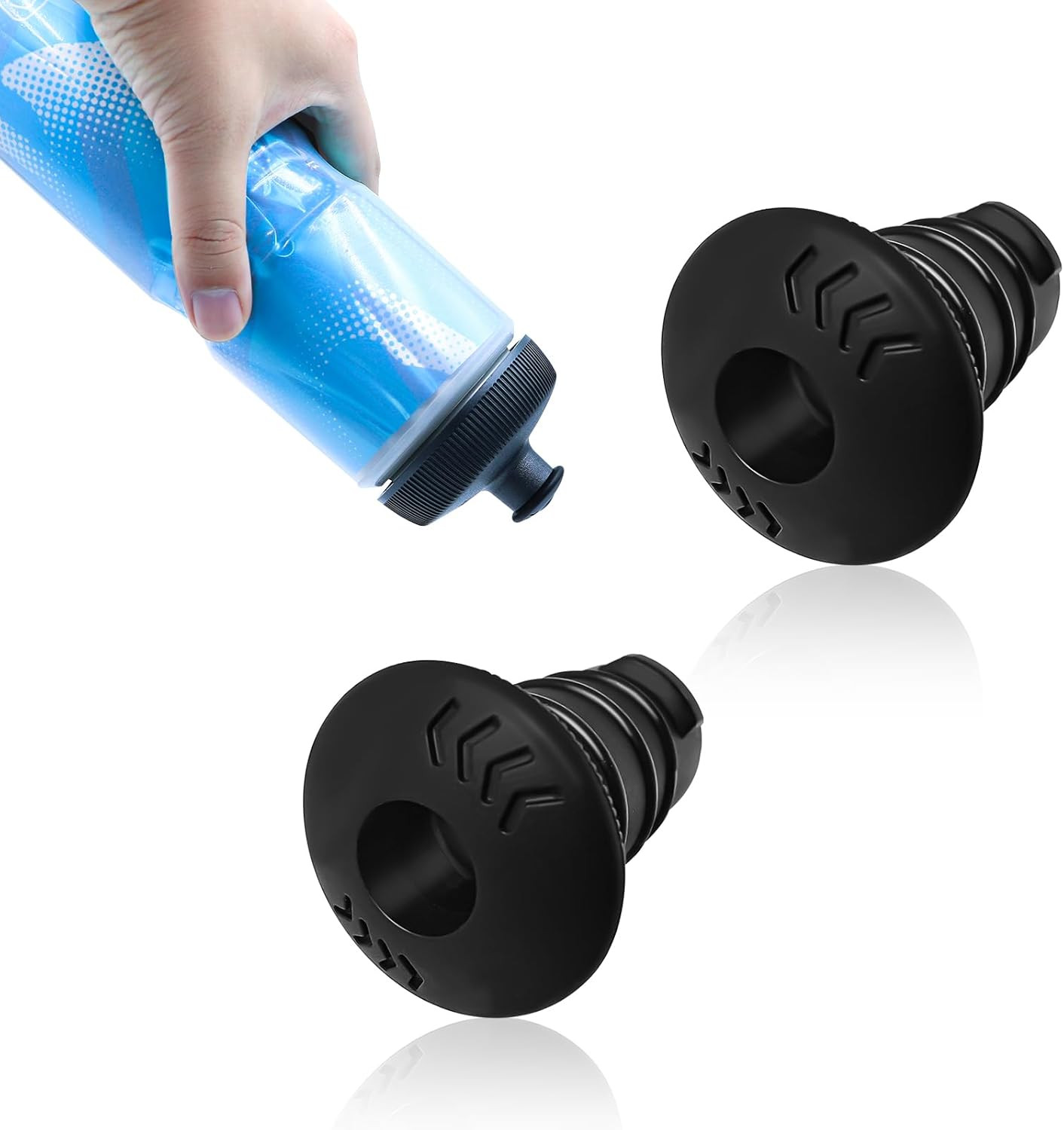 2Pcs Water Bottle Mouthpiece Replacement for Polar Bottle Sport 20Oz 24Oz, Plast