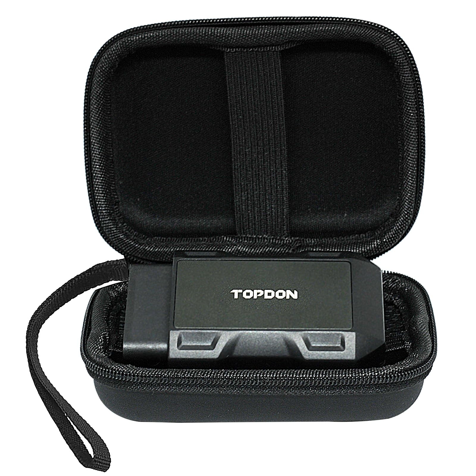 Topdon Scanner case Bluetooth OBD2 Car Scan Tool Code Box+No Cable, black