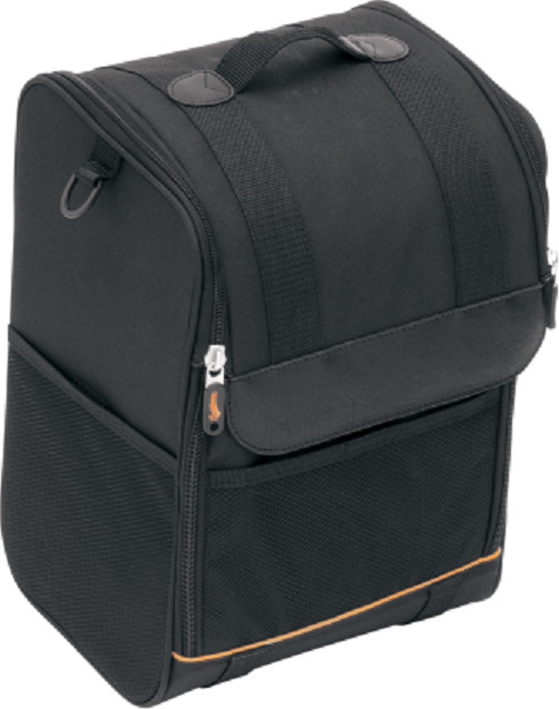 SADDLEMEN LUGGAGE SISSYBAR BAG HARLEY DYNA SOFTAIL SPORTSTER FXR FXRS TOURING