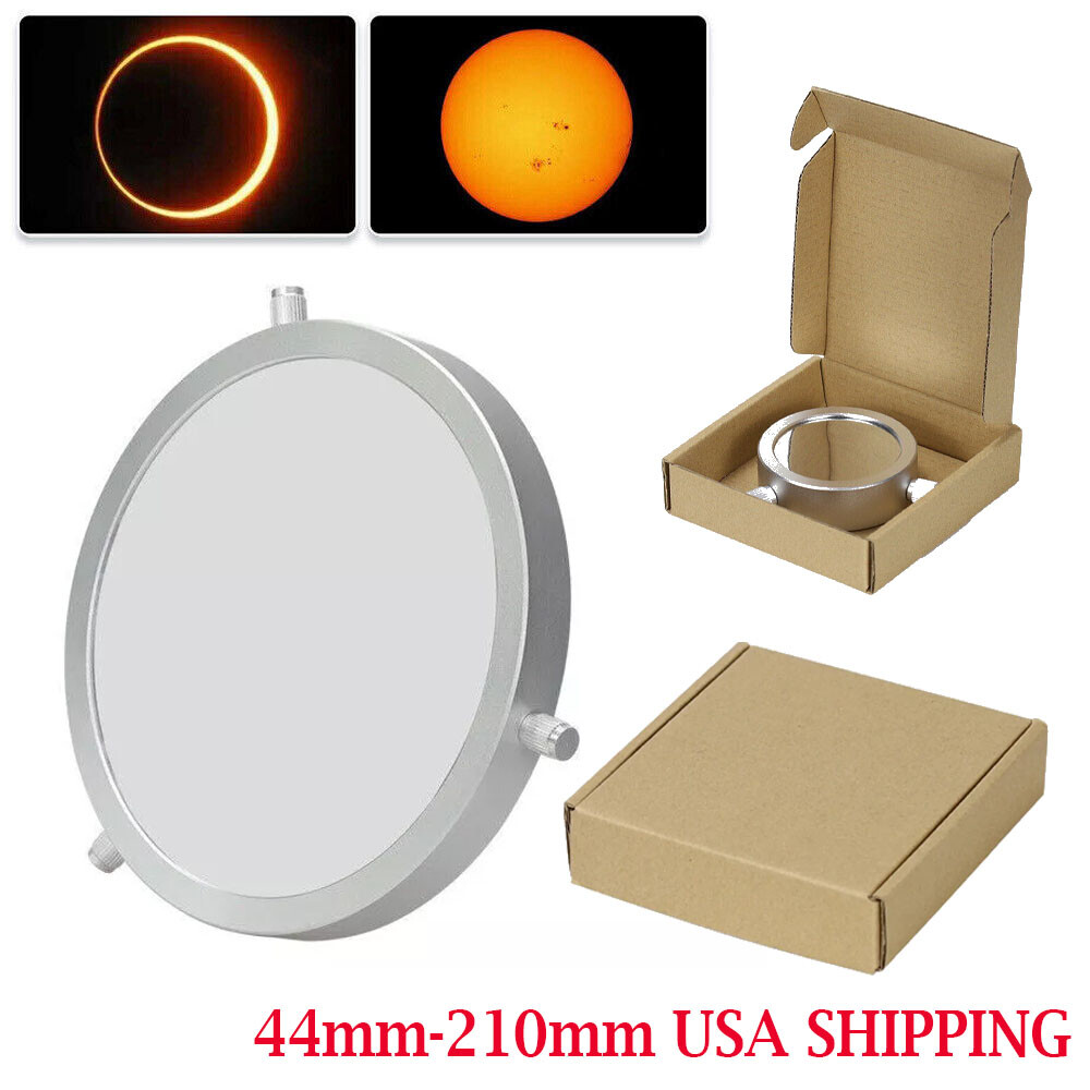 Adjustable -210mm Sun Observing Astronomical Telescope Solar Filter coated Film