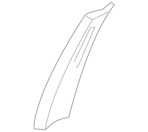 Genuine Ford 2004-2006 Passenger Side Center Trim Panel  6L7Z-7824346-AAB