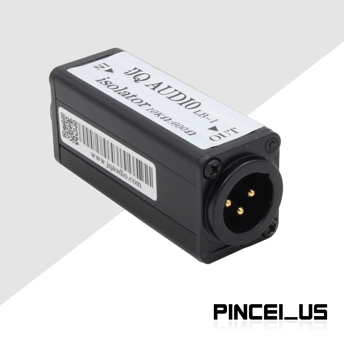 Single LB-1 10K:600 RCA to XLR Audio Isolator Unbalanced to Balanced Converter