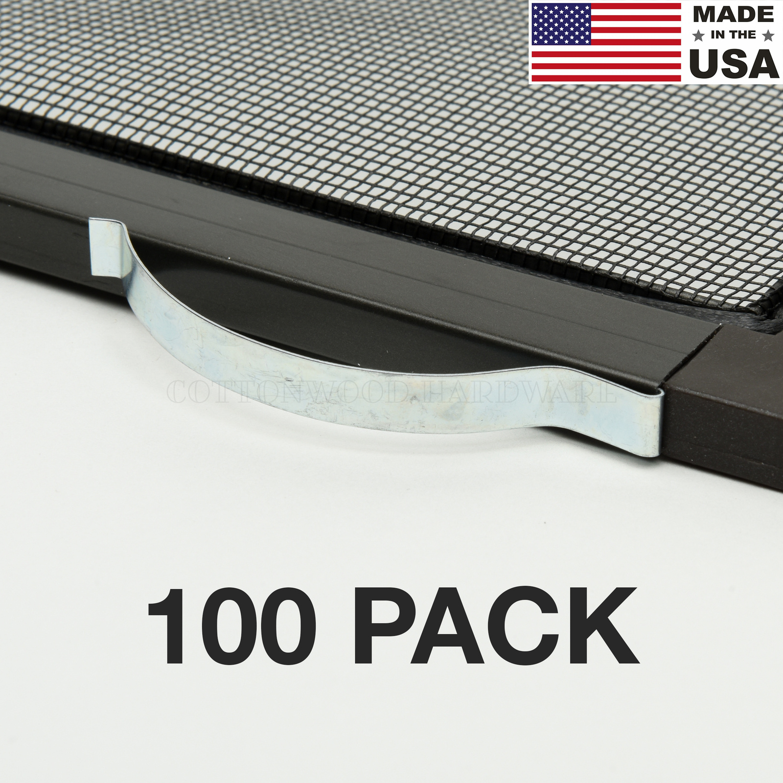 100 PACK - Window Screen Spring, Insect Screen Corner Spring, Corner Leaf Spring