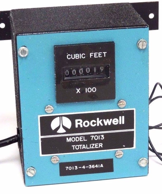 ROCKWELL MODEL 7013 REMOTE TOTALIZER 7013-4-3641A 701343641A