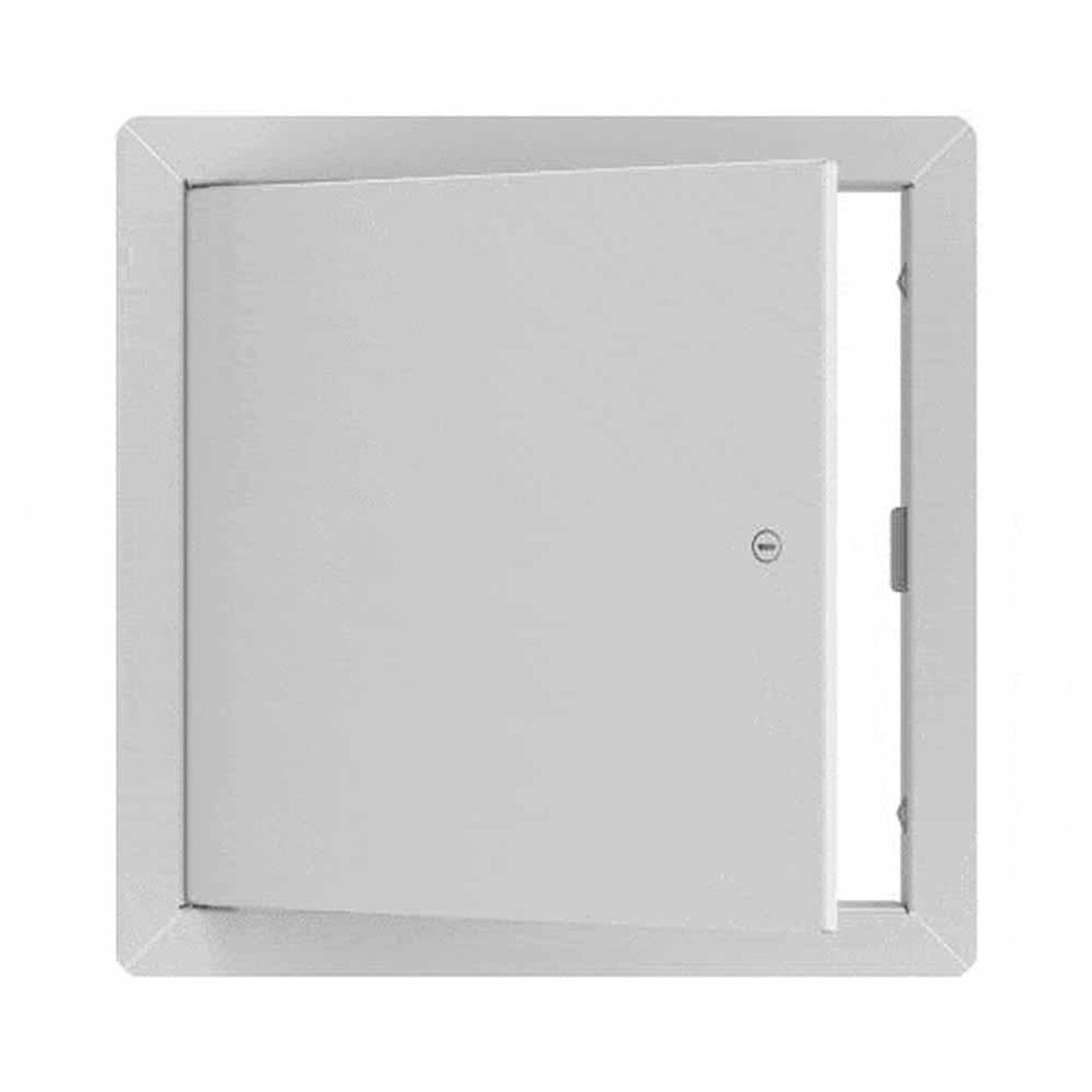 8" x 8" Lockable Access Panel Door, 16-Gauge Steel, Gray (10" x 10" w/ Flange)