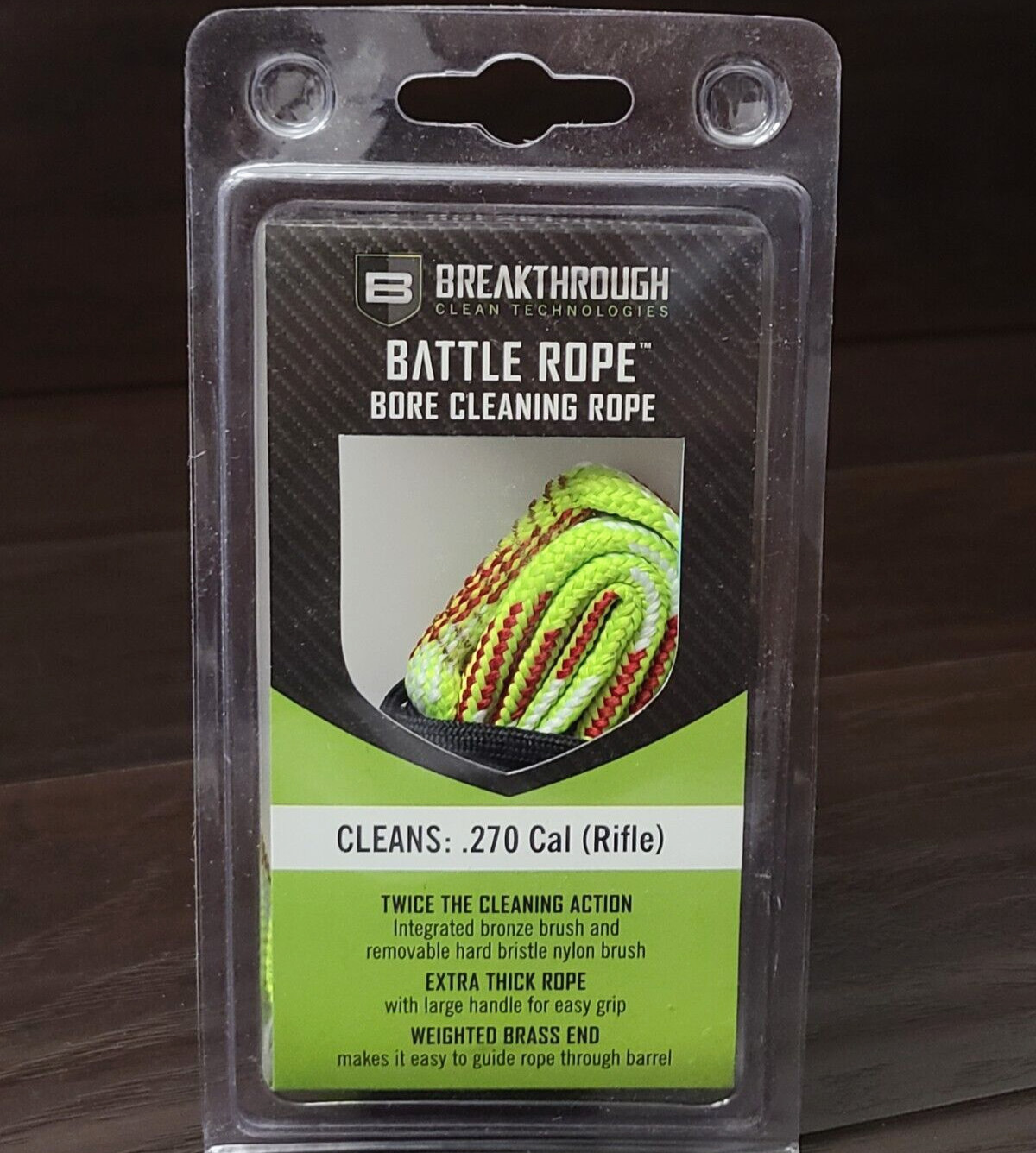 Breakthrough Battle Rope Bore Cleaning Rope / Snake -  .270 Cal.