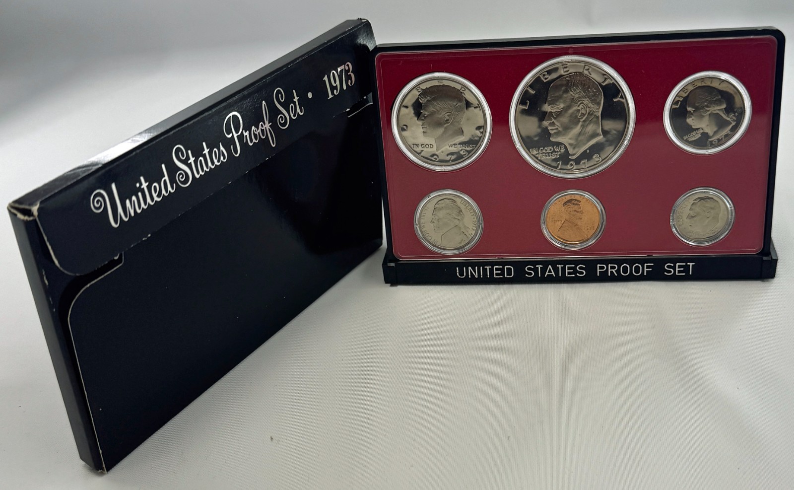 1973 S United States Mint Annual 6 Coin Proof Set Original Box