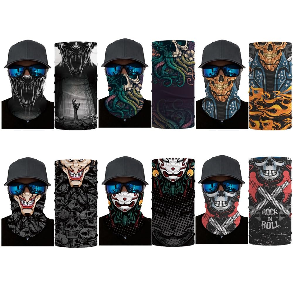 Neck Gaiter ,Cool Bandana Gator Cover Sun UV Protection,Neck Warmer Balaclava...