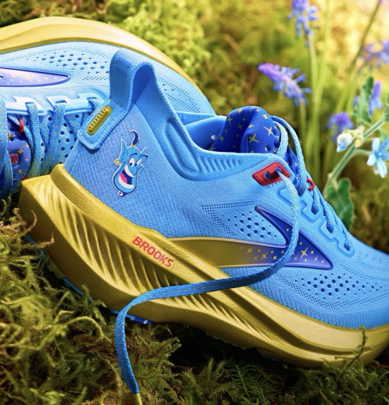 2026 Brooks Run Disney Springtime Glycerin 23 Aladdin Genie Women’s Shoes!