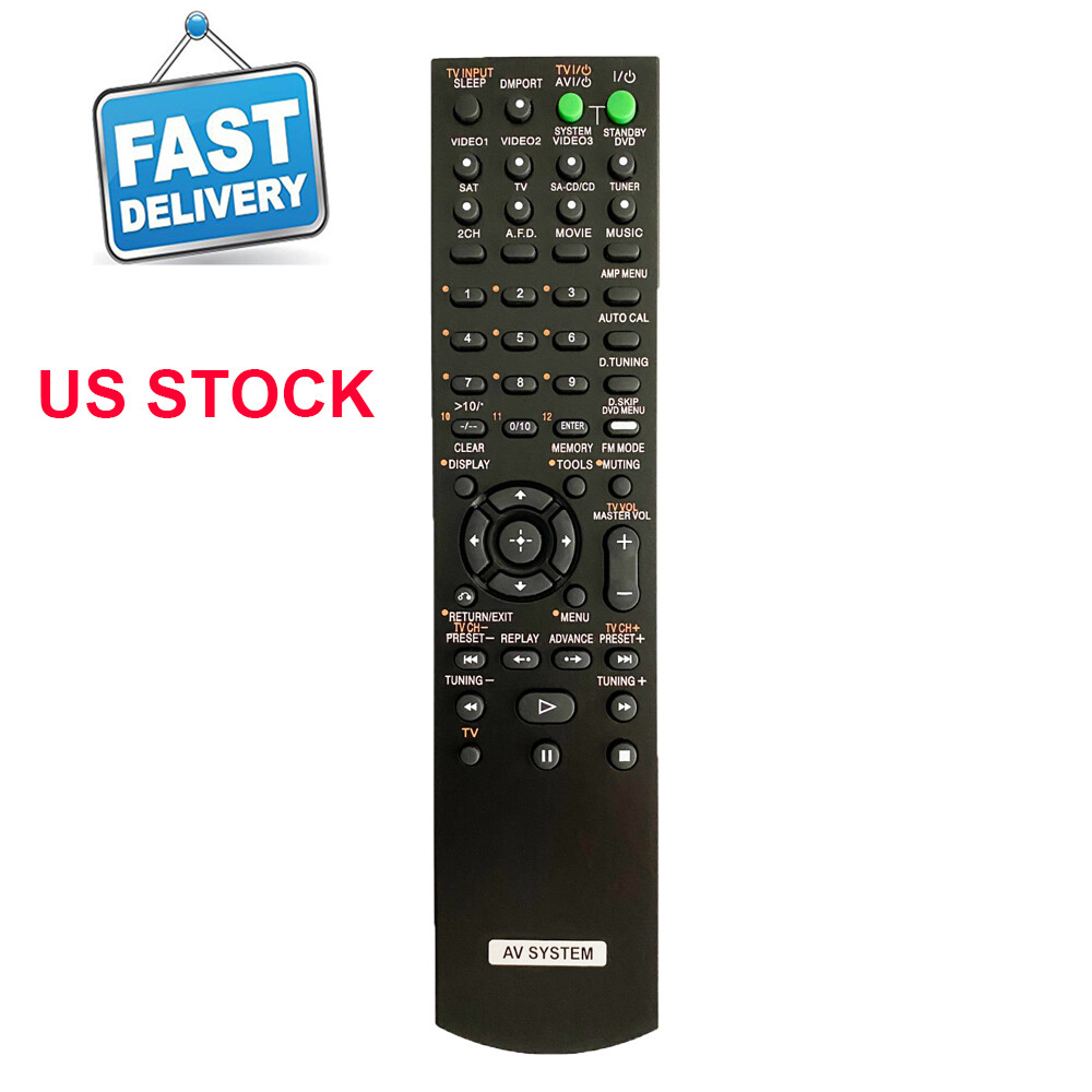 Remote Control For Sony STR-DG800 STR-DG820 STR-DG900 Surround Sound AV Receiver