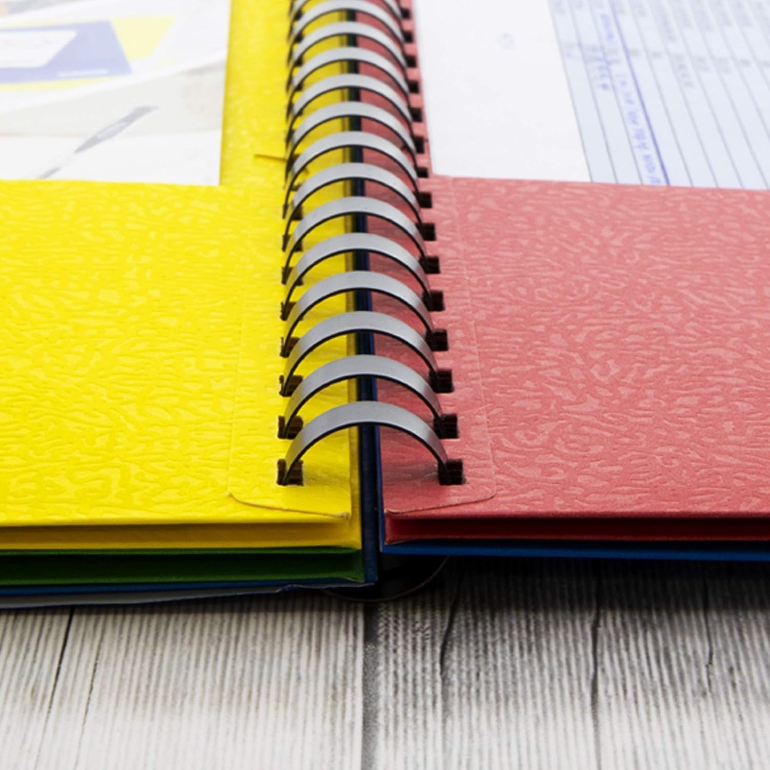 Complete Your Workspace: 12 Assorted 8-Pocket Folders for School & Office Use