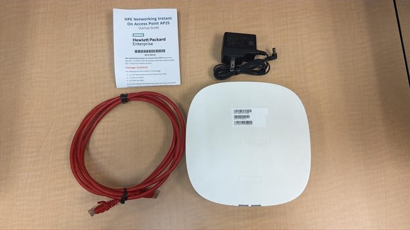 Instant On AP25 with 12V/18W Power Adaptor (US) Bundle (R9B32A) - Acceptable