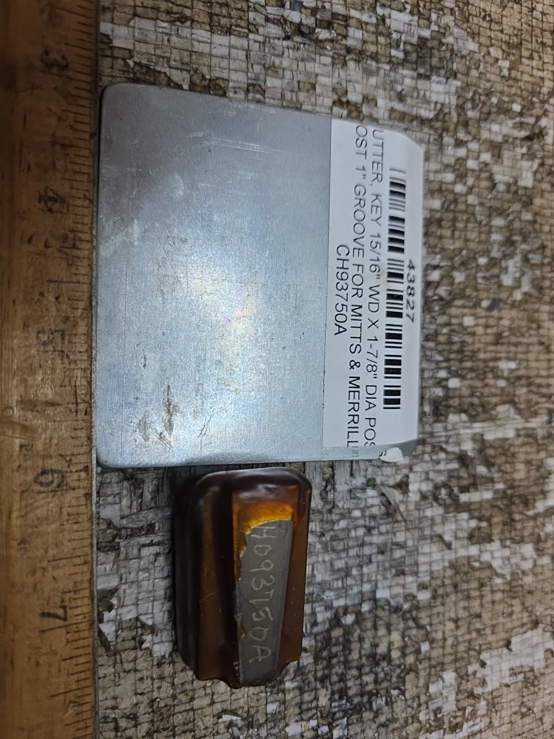 Mitts & Merrill Keyseater Cutter - CH-09375-0A 15/16" WD 1 7/8" DIA 1" GROOVE