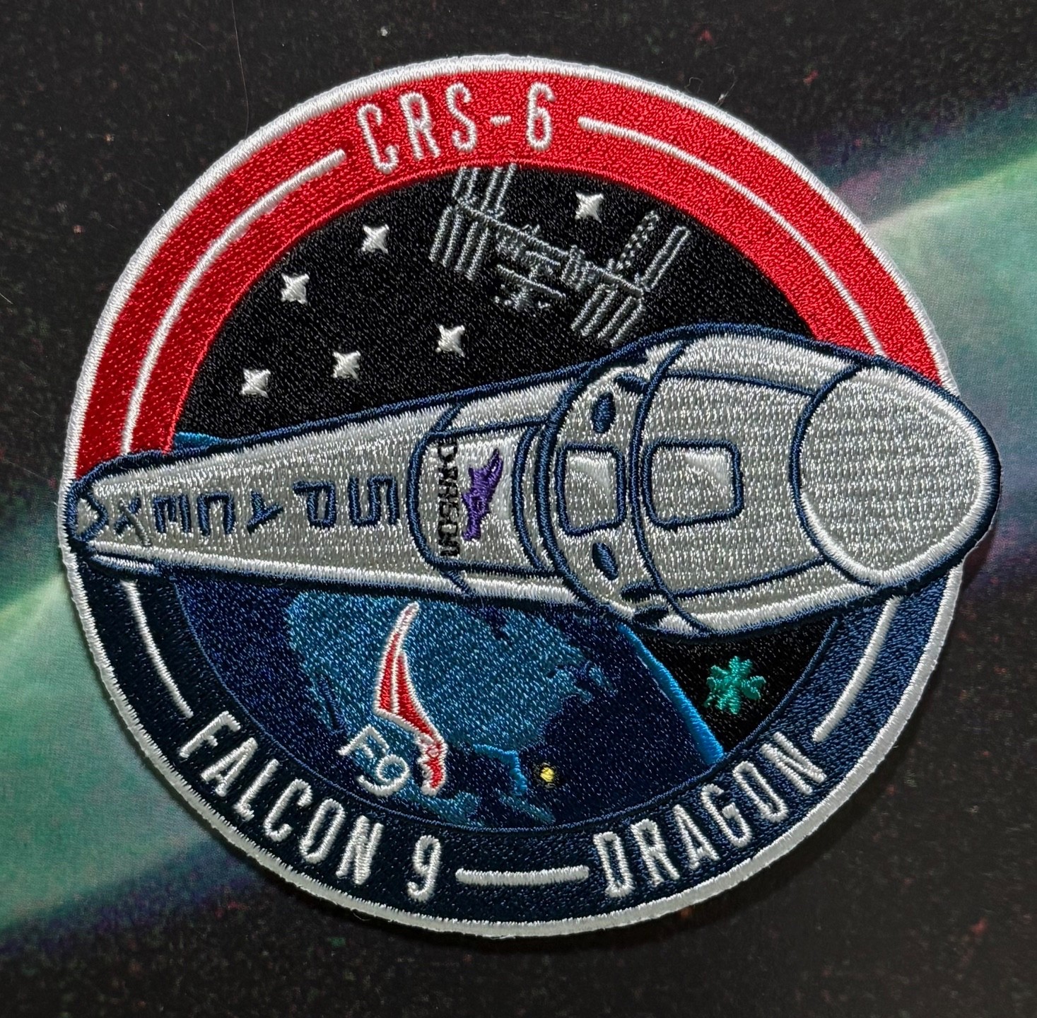 CRS-6 F9 FALCON 9 AUTHENTIC SPACEX SPACE-X PATCH 🚀