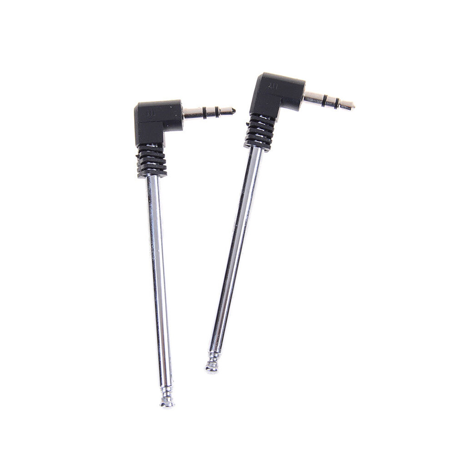 For Radio Small Speaker Mobile Phone 2PCS Connector FM Radio Telescopic Antenna