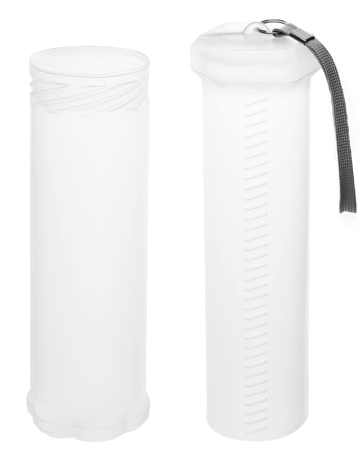 QWORK Extendable Artist Storage Tube - Durable Plastic, 2 Pack Adjustable Length