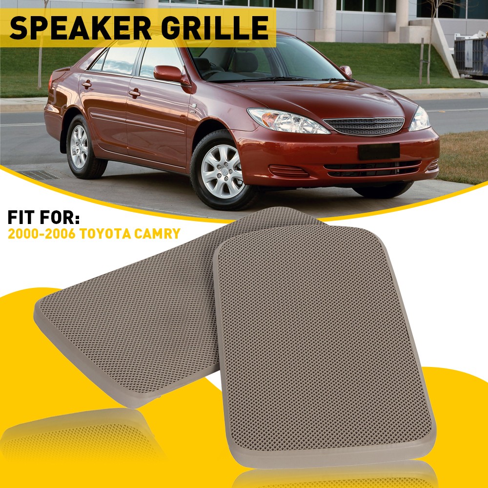 FITS TOYOTA CAMRY 02-06 GRAY GENUINE REAR GRILL SPEAKER COVER SET 04007-521AA-B0