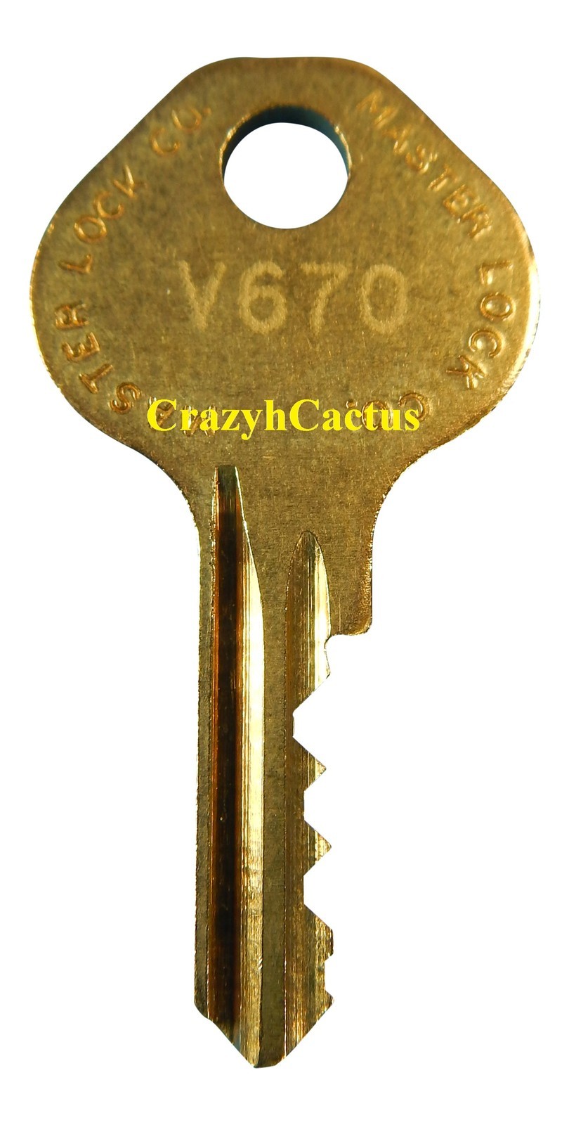Master Lock Padlock 1525 1585 2010 2076 Control Key OEM Original Master Key V670