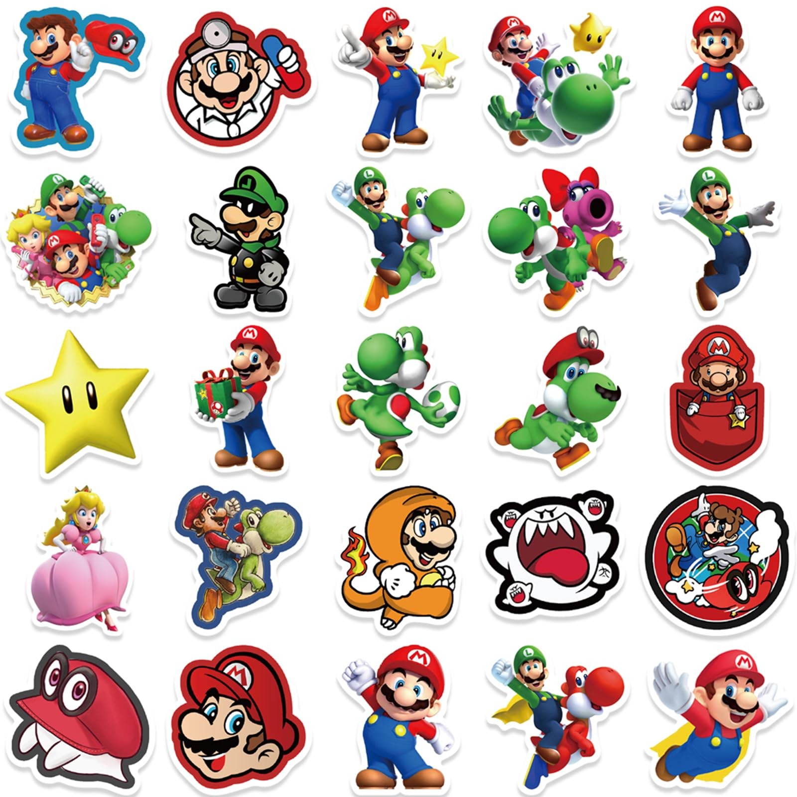 100 Pcs Game Mario Stickers Mla100sl