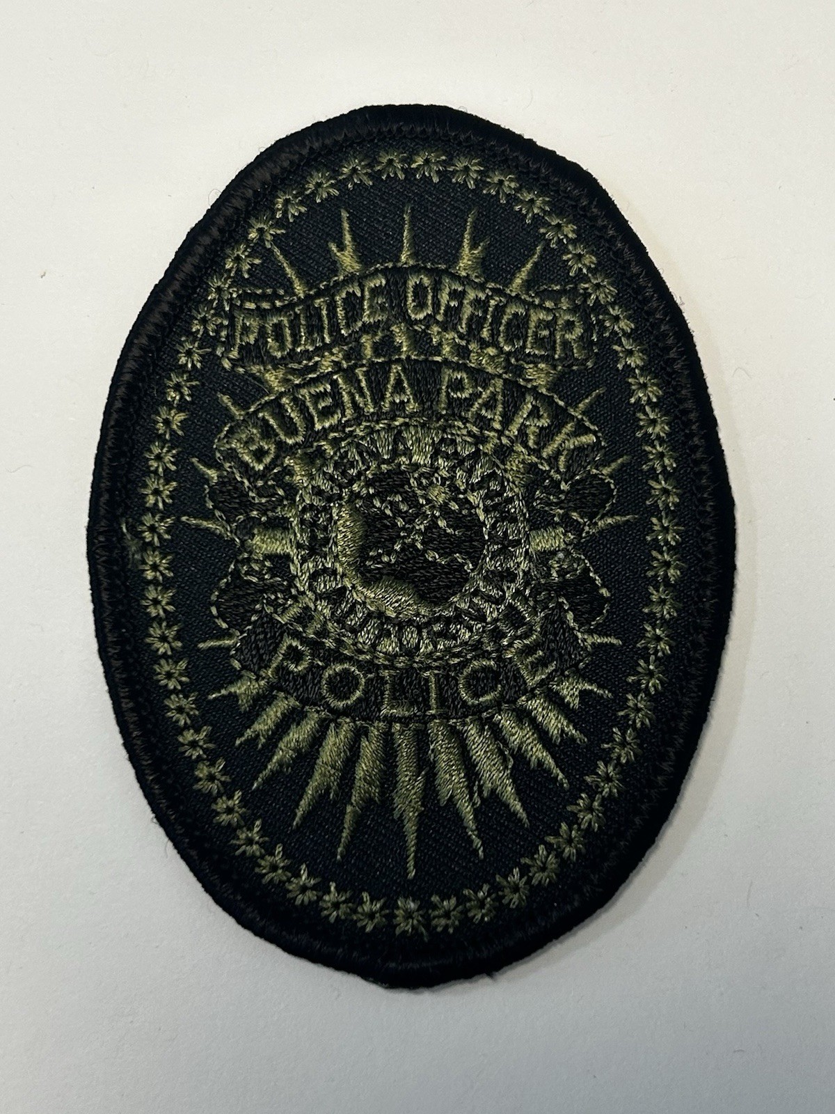 CALIFORNIA BUENA PARK POLICE DEPT SUBDUED SWAT PATCH ORANGE COUNTY #PDD62