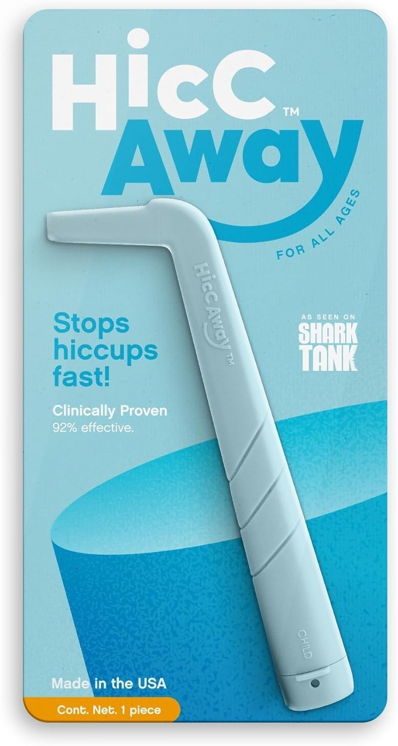 HiccAway Hiccup Straw Stops hiccups Fast! Clinically Proven Hiccup Relief New