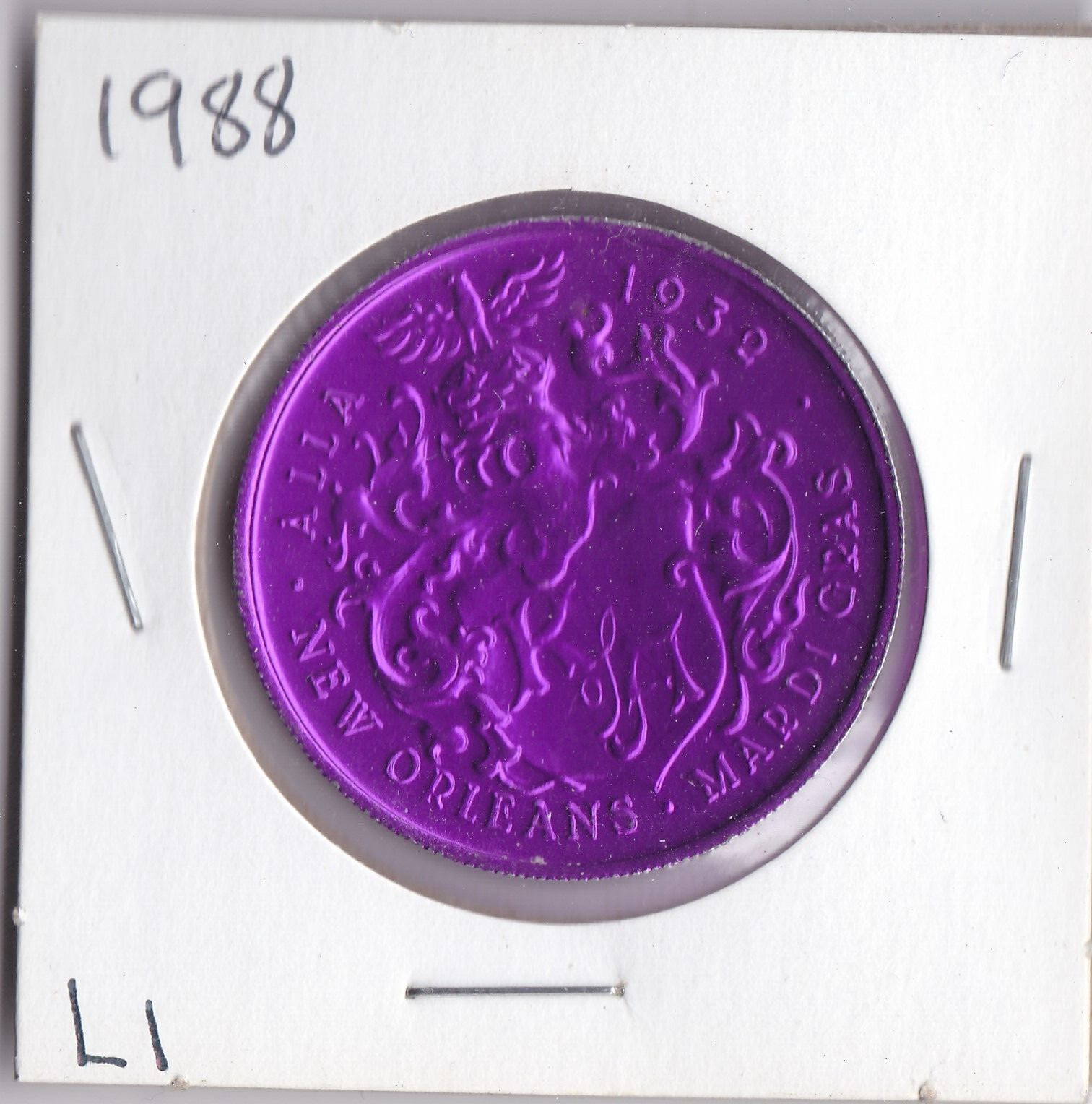 1988 K of A /ALLA'S CARTOON AND COMIC FESTIVAL 1988  MARDI GRAS  DOUBLOON L1