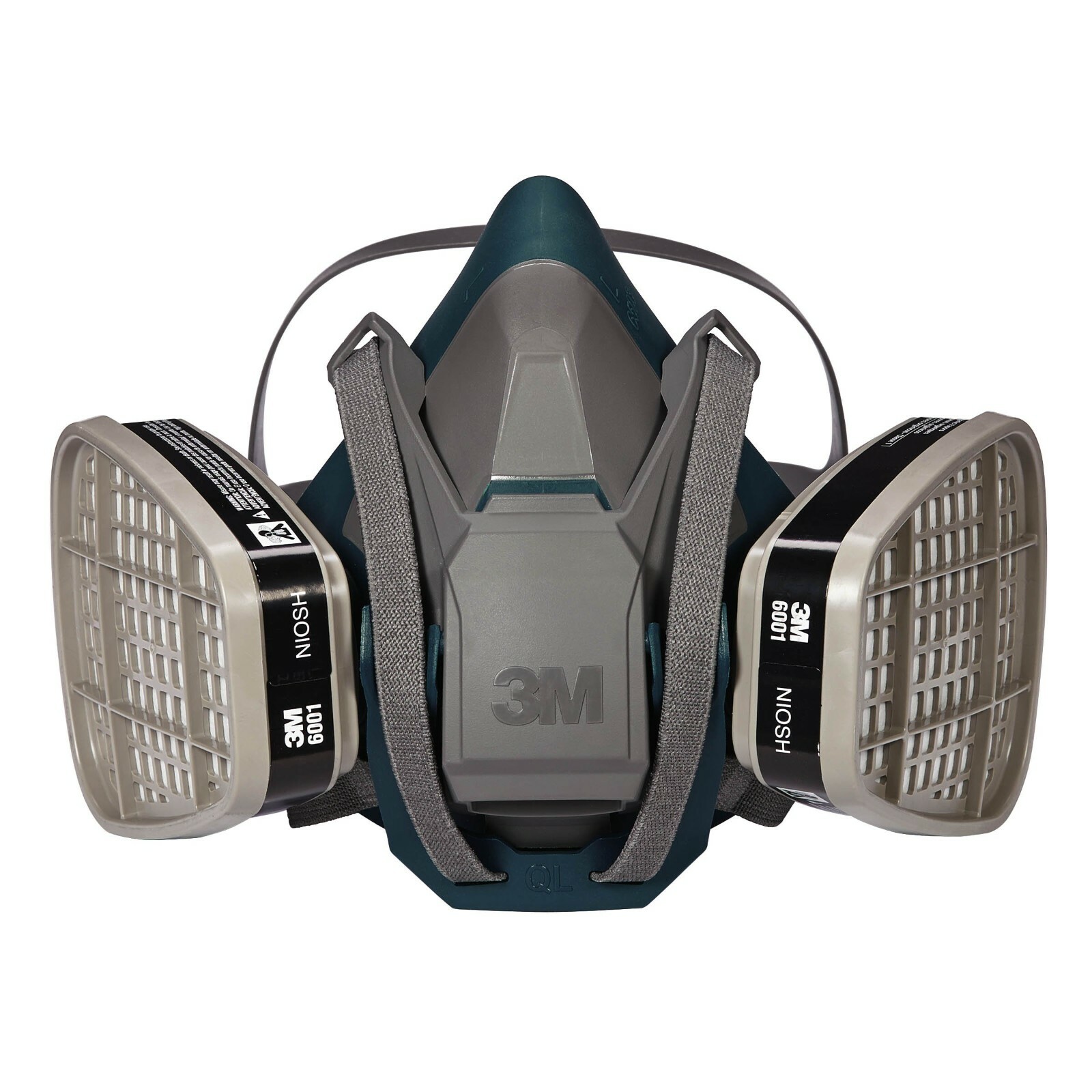 3M Quick Latch Half Face Respirator Facepiece Gas Mask Auto Painting Spraying SM