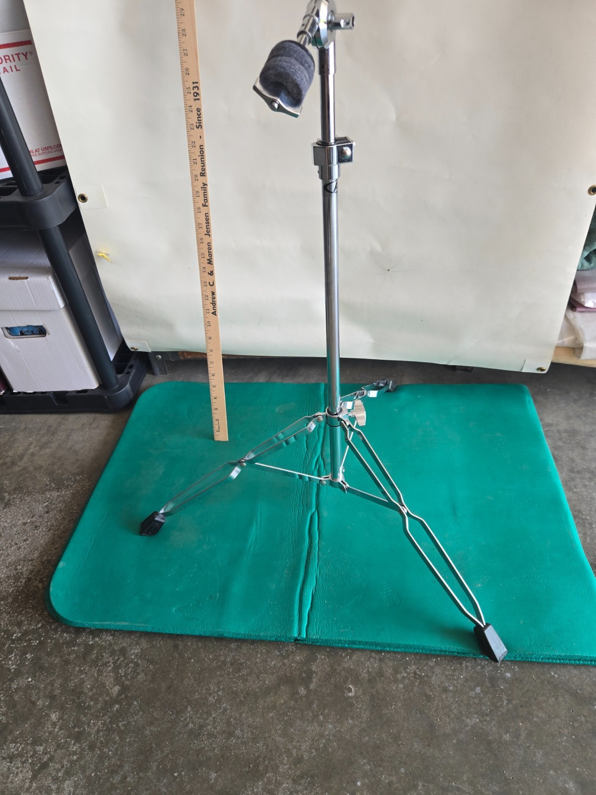 percussion stand cymbal mount, PDP, single pivot, adjustable height, used