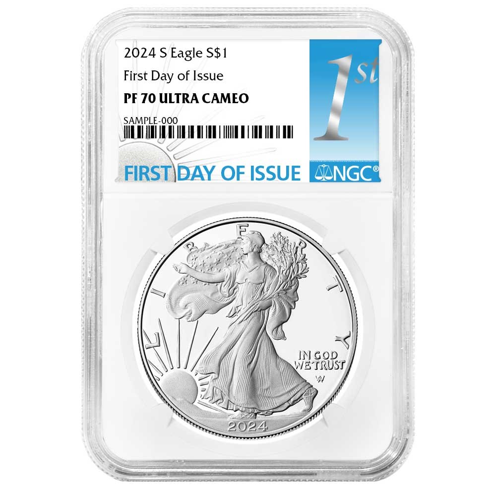 2024-S Proof $1 American Silver Eagle NGC PF70UC FDI First Label