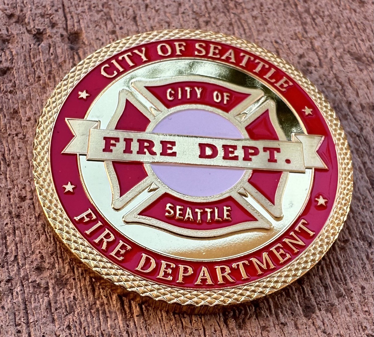 SEATTLE Fire Department Challenge Coin ·IN STOCK· ·FAST SHIPPING· ·NEW·
