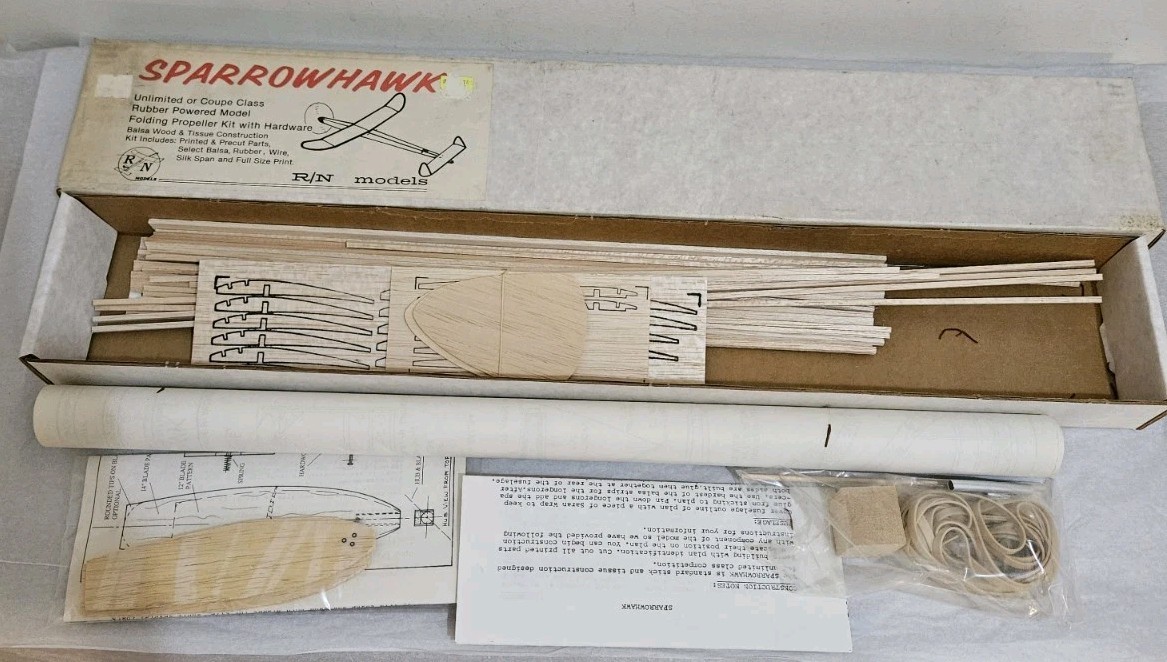 R/N Models - Sparrow Hawk Rubber Power Kit RF306