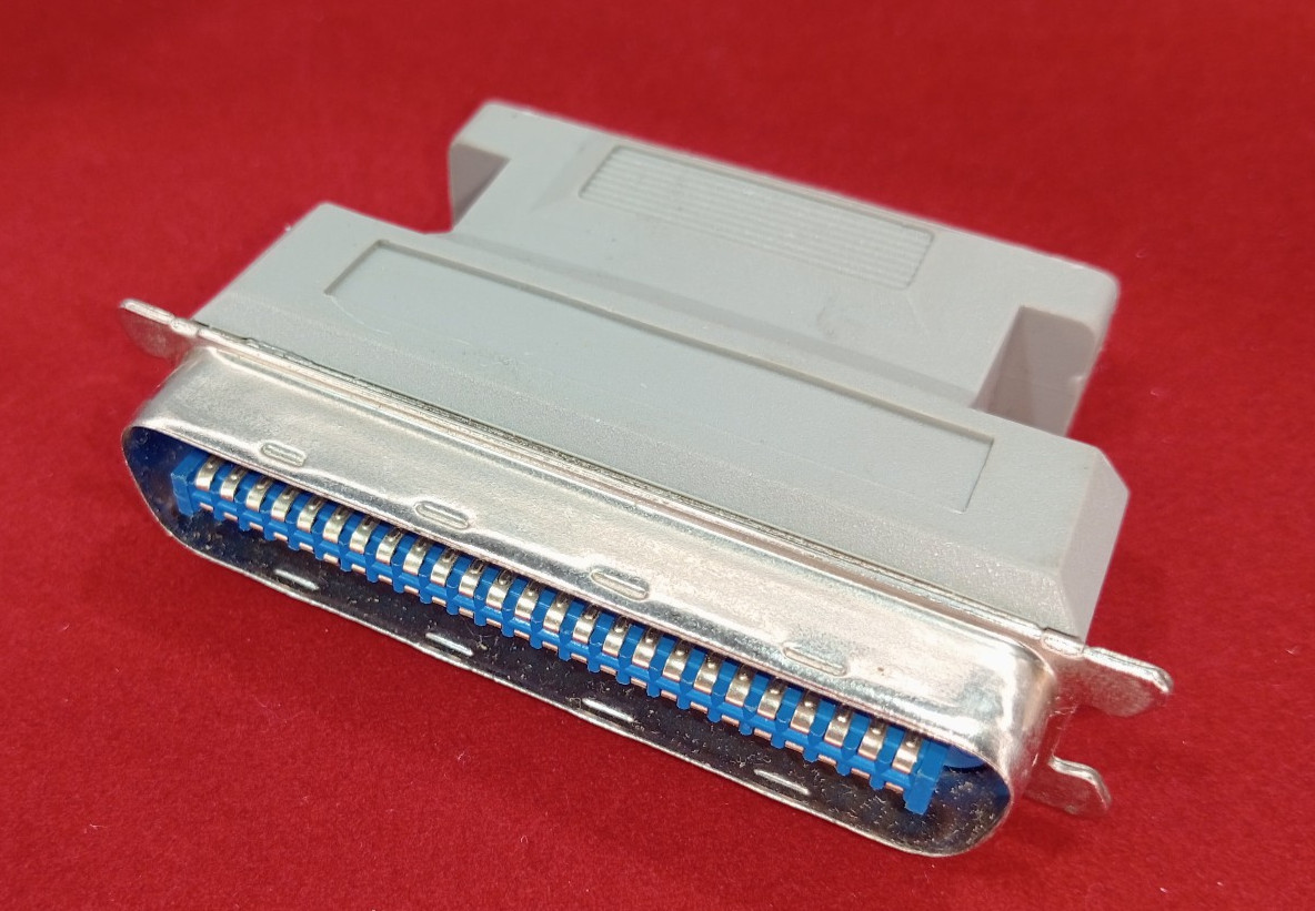 SCSI II Adapter 50 HD Female to SCSI I 50way Amphenol Male