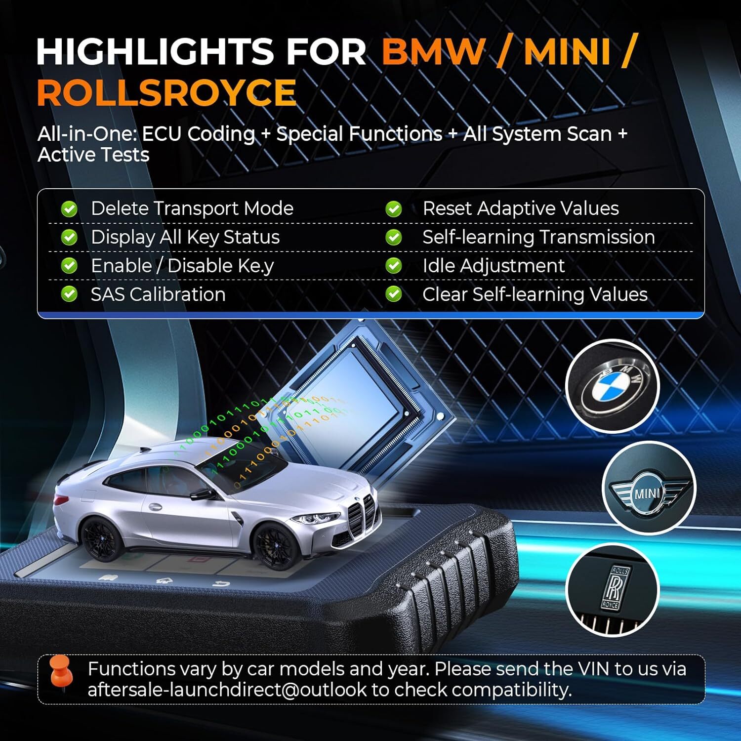 LAUNCH X431 Creader elite 2.0 ALLSystem Bidirectional Scaner for Benz/BMW/Audi
