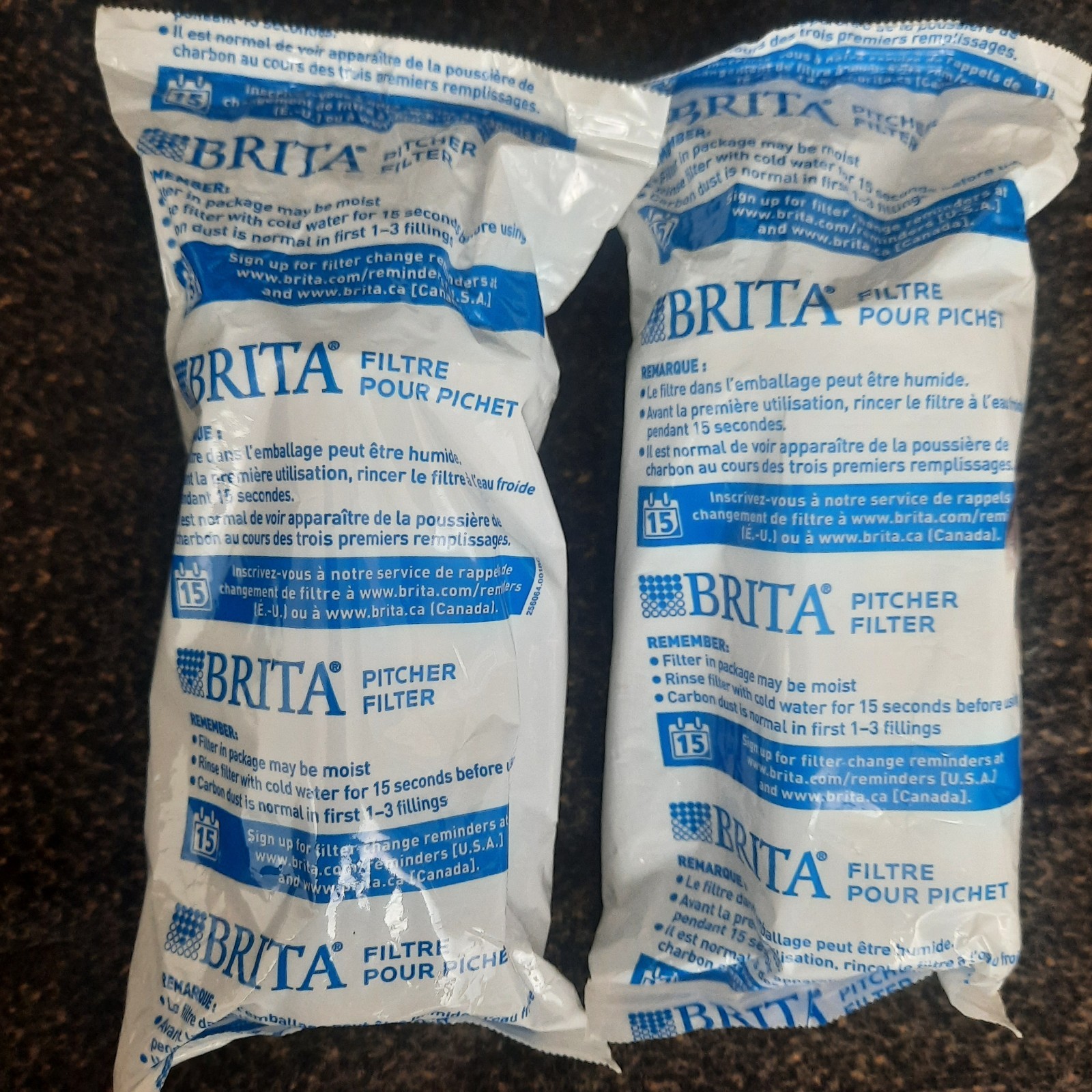 2 Brita Replacement Filters for Pitchers, NEW no box