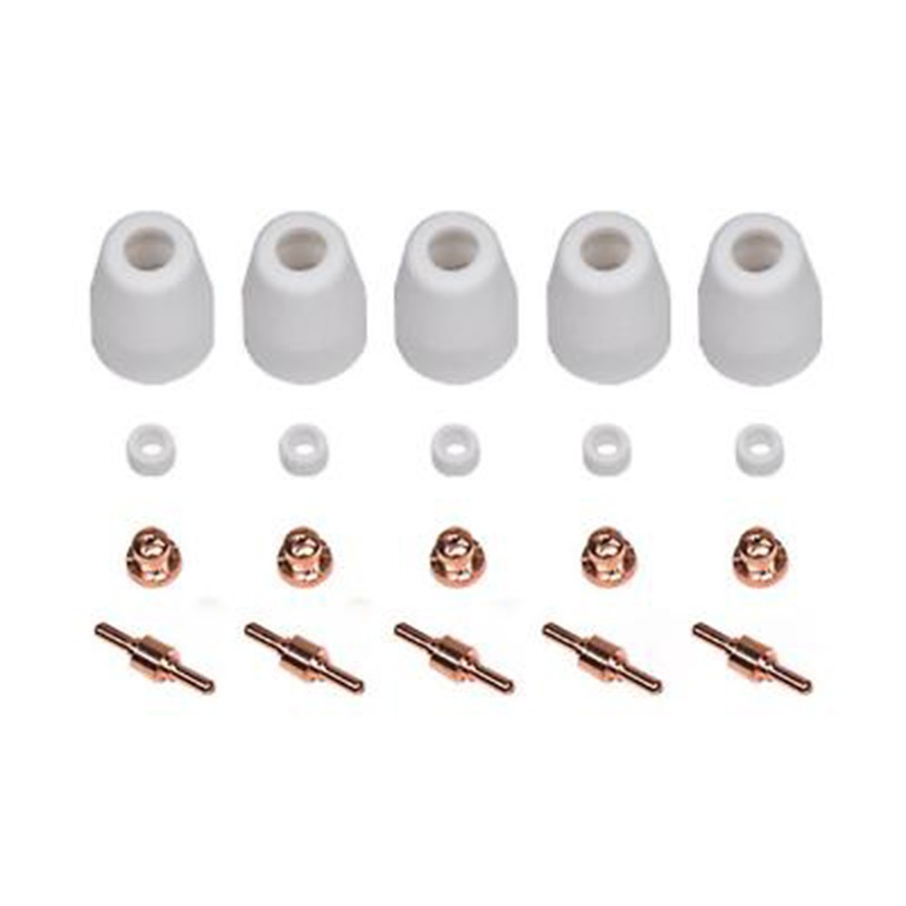 PT31 Plasma Kit Torch Maintenance Copper Electrodes Nozzle Replacement