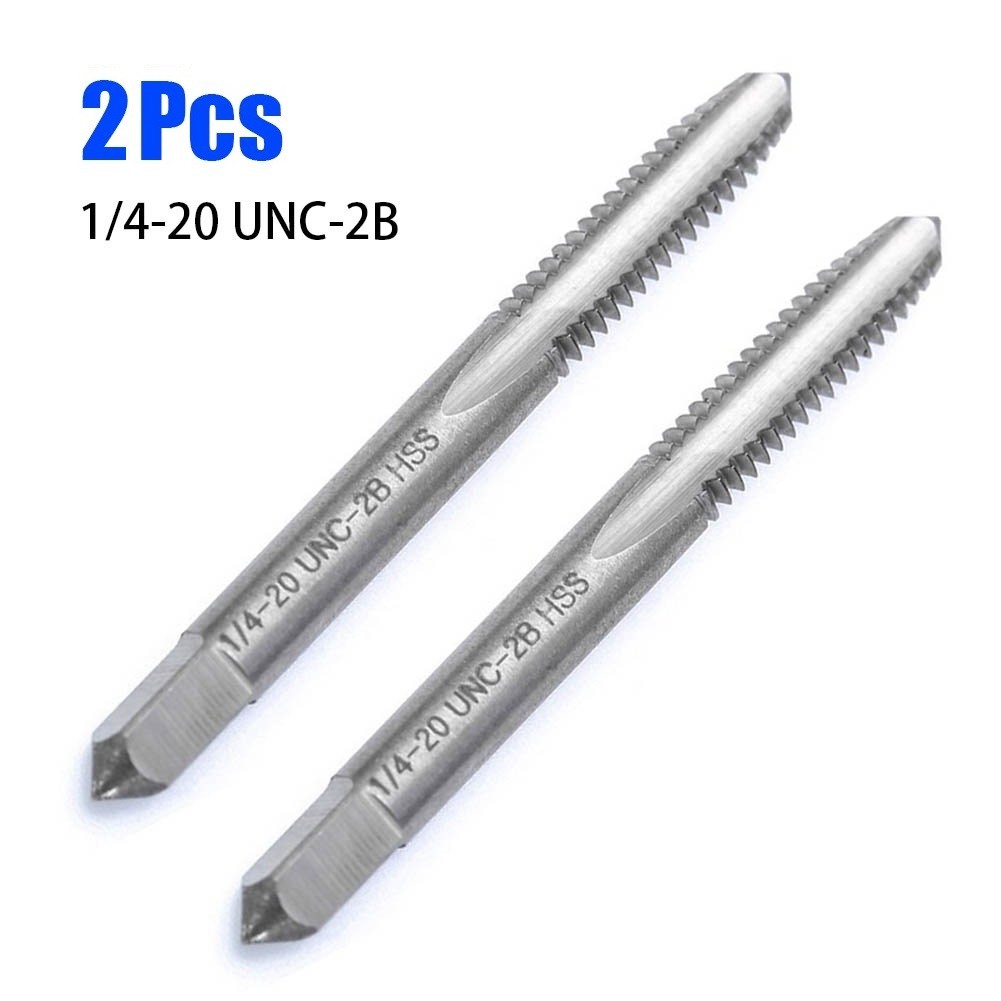 Enhanced Abrasion Resistance 2pcs HSS Spiral Tap for Long Service Life