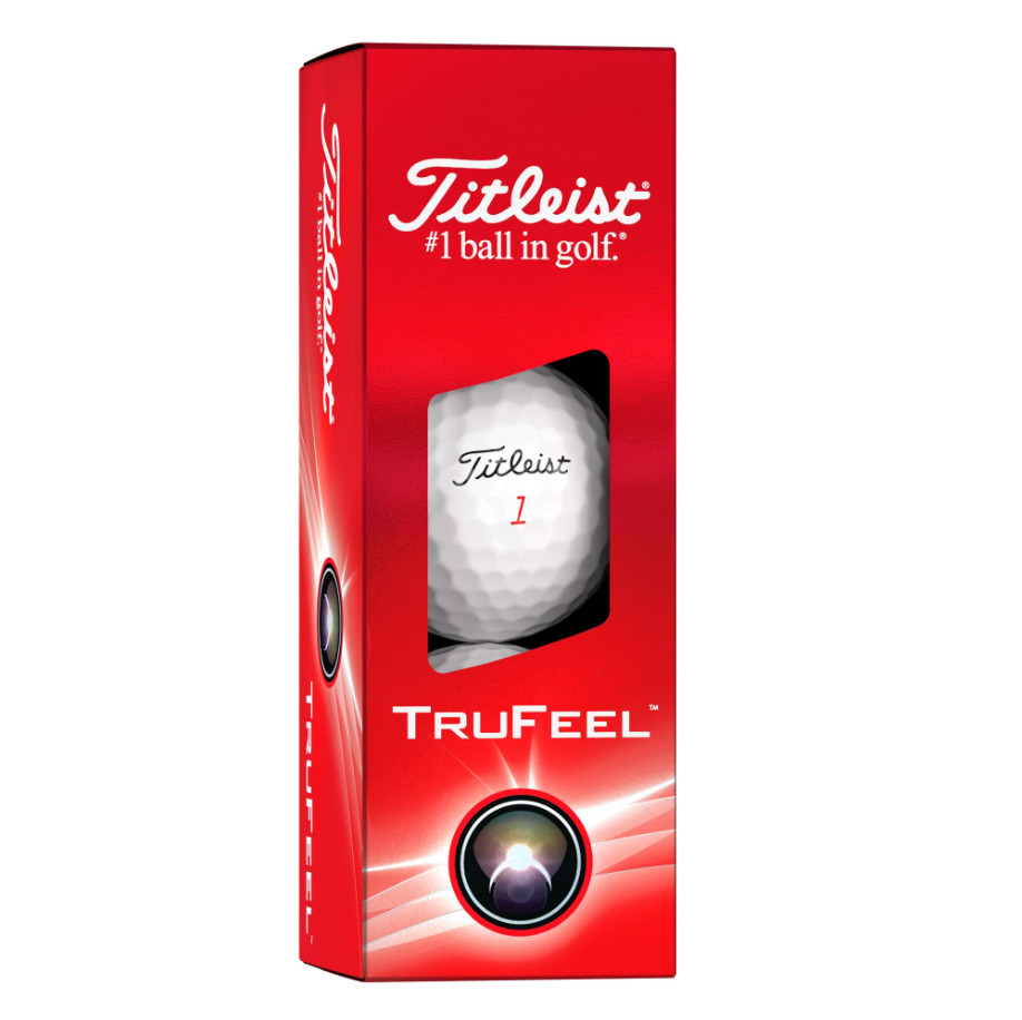 (3 pack) 2024 Titleist TruFeel White