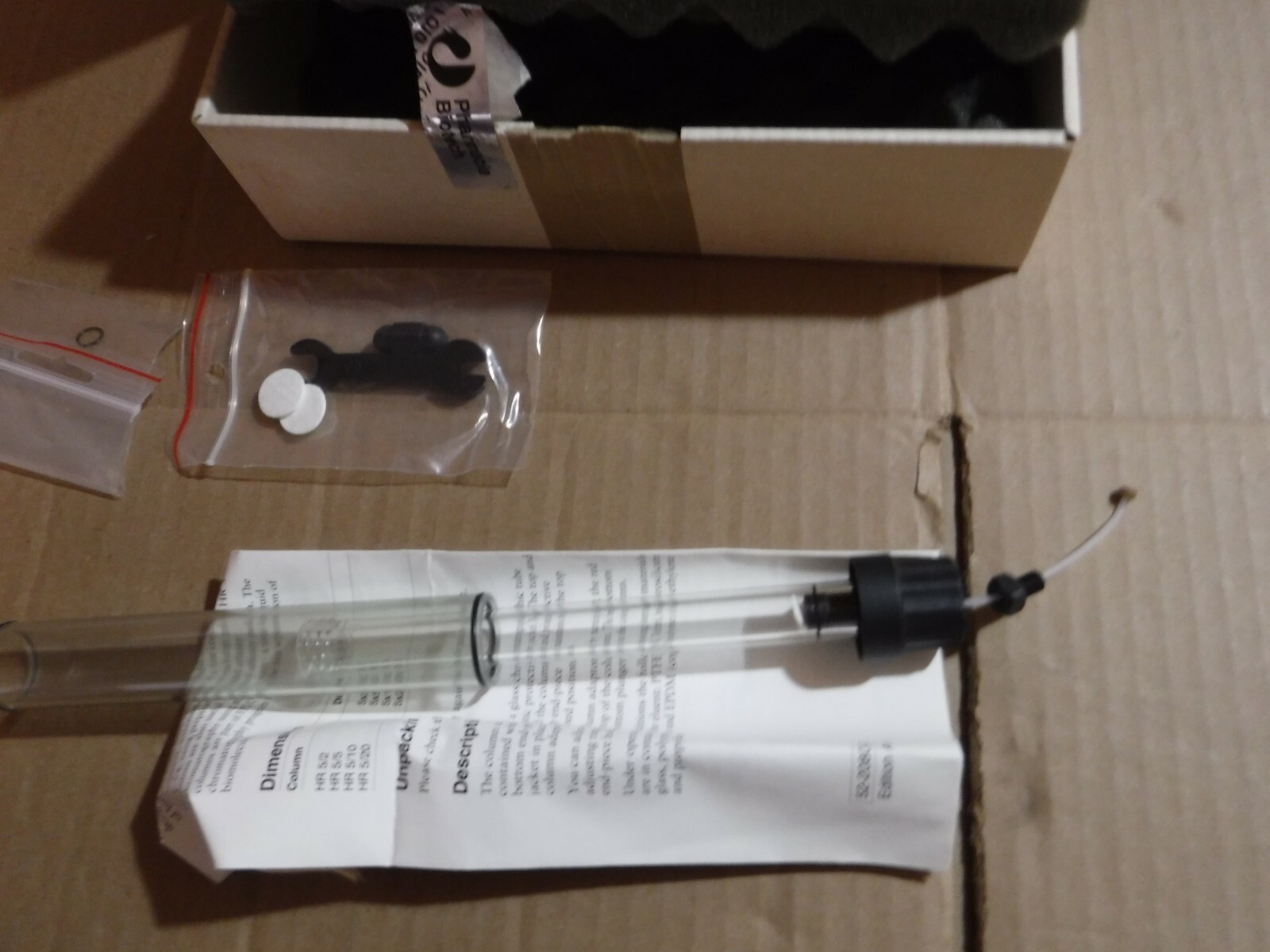 PHARMACIA BIOTECH COLUMM HR 5/5 CODE NO 18-0383-01