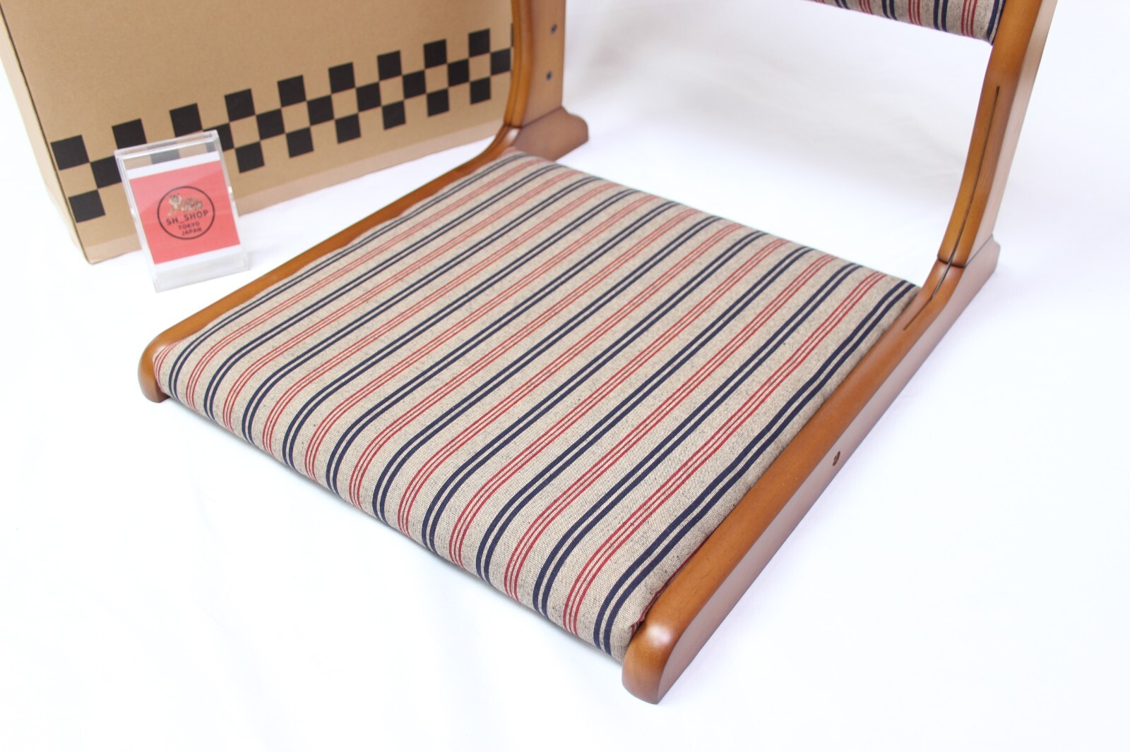 Tatami floor chair Zaisu made in Japan 1 unit W17.3 x D20.6 x H18.1 inc.