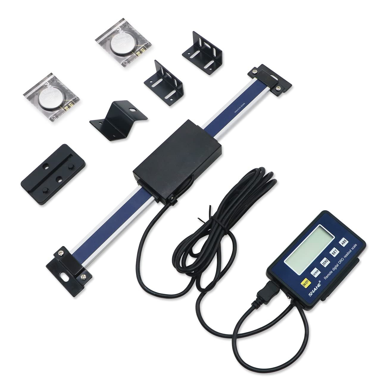 Digital LCD Linear 0-150Mm/0-6Inch Accurate Digital Readout Lathe Scale for Mill